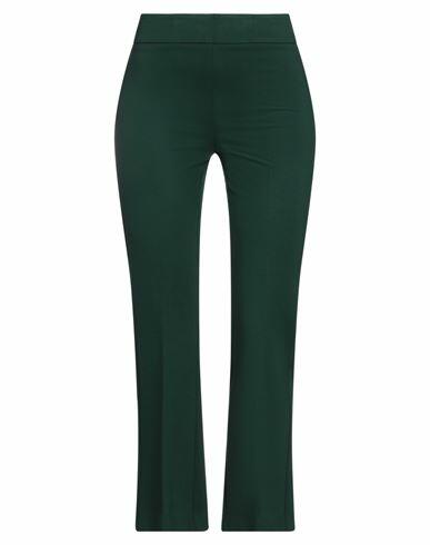 Rue Du Bac Woman Pants Dark green Viscose, Polyamide, Elastane Cover