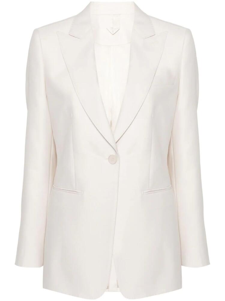 Max Mara Avoriaz single-breasted blazer - Neutrals Cover