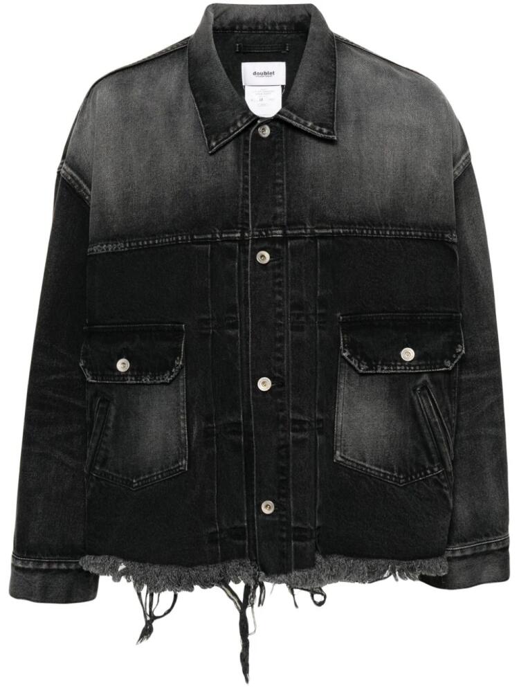 Doublet distressed denim jacket - Black Cover