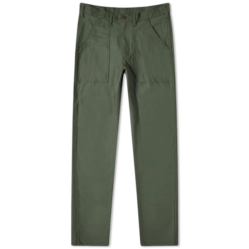 Stan Ray Men's Slim Fit 4 Pocket Fatigue Pant in Olive Sateen Cover