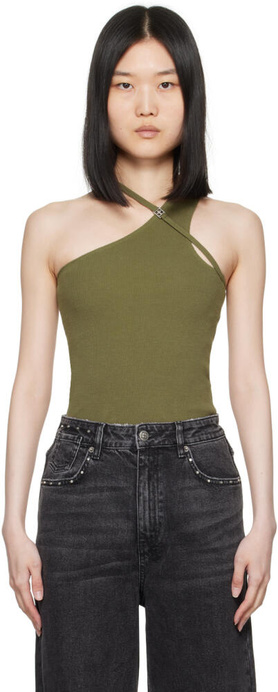 Ksubi Khaki Score Tank Top Cover