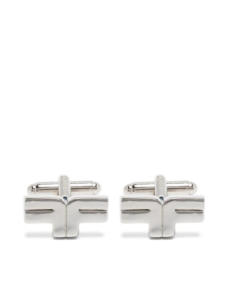 FURSAC logo-plaque cufflinks - Silver Cover