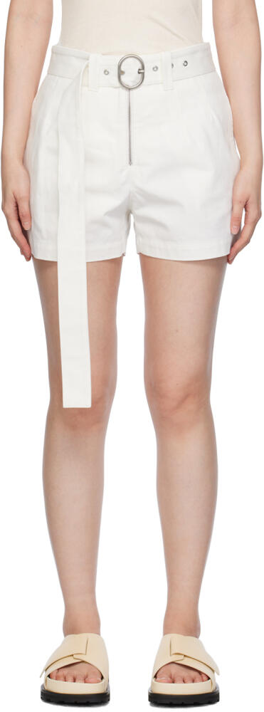 Jil Sander White Tailored Shorts Cover