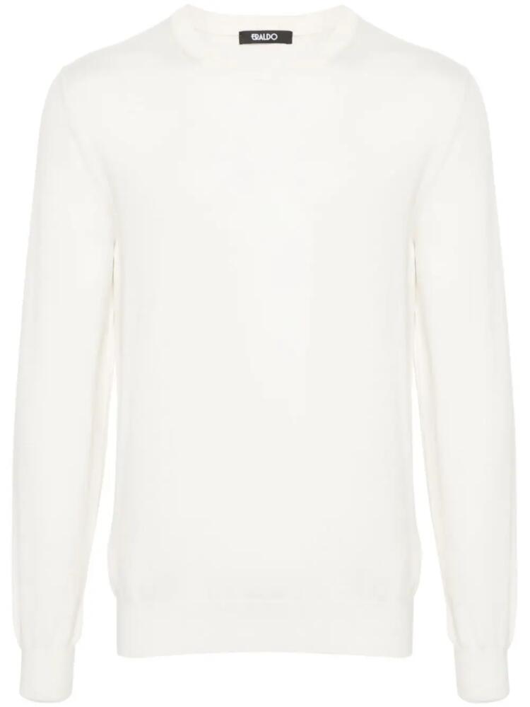 ERALDO crew-neck jumper - White Cover