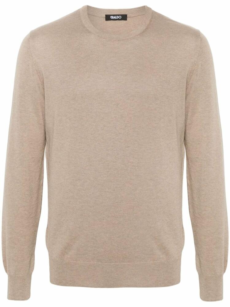 ERALDO crew-neck jumper - Neutrals Cover