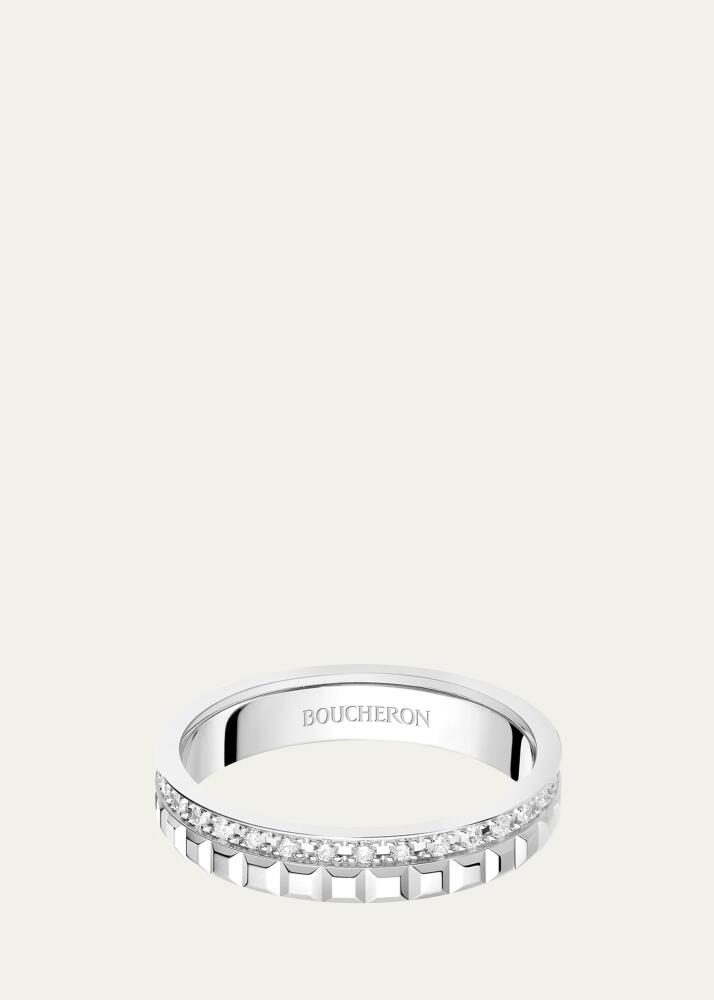 Boucheron White Gold Quatre Diamond Ring Cover