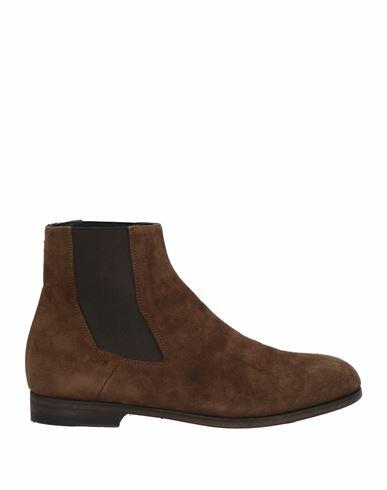 Pantanetti Woman Ankle boots Dark brown Leather Cover