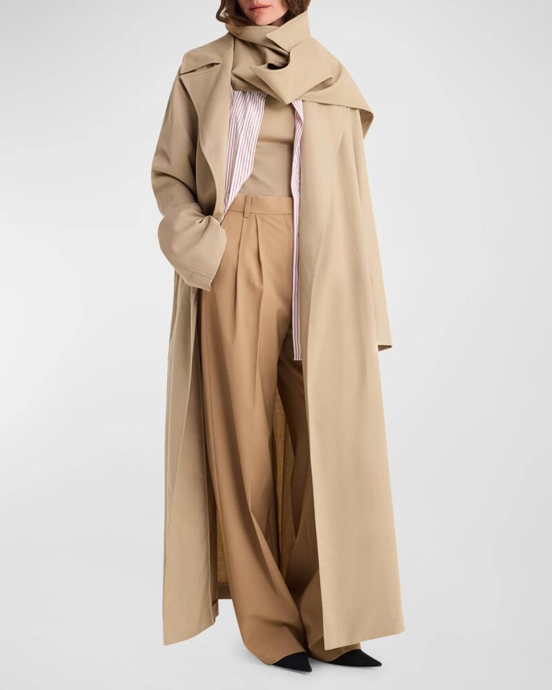 Rohe Double Collar Trench Coat Cover