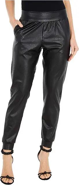 Commando Faux Leather Joggers SLG45 (Black) Women's Casual Pants Cover