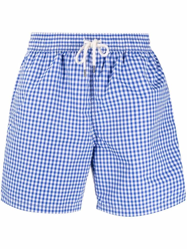 Polo Ralph Lauren gingham swim shorts - Blue Cover