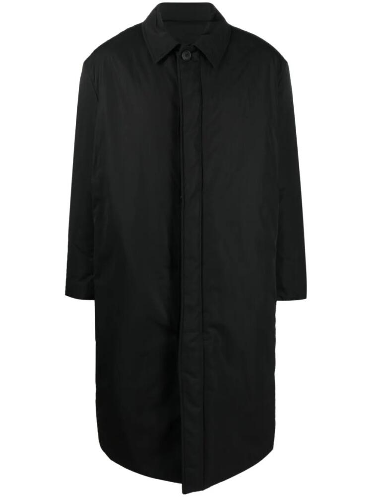 The Row Django button-up coat - Black Cover