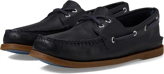 Sperry Authentic Original 2-Eye Seasonal (Navy Leather) Men's Lace-up Boots Cover