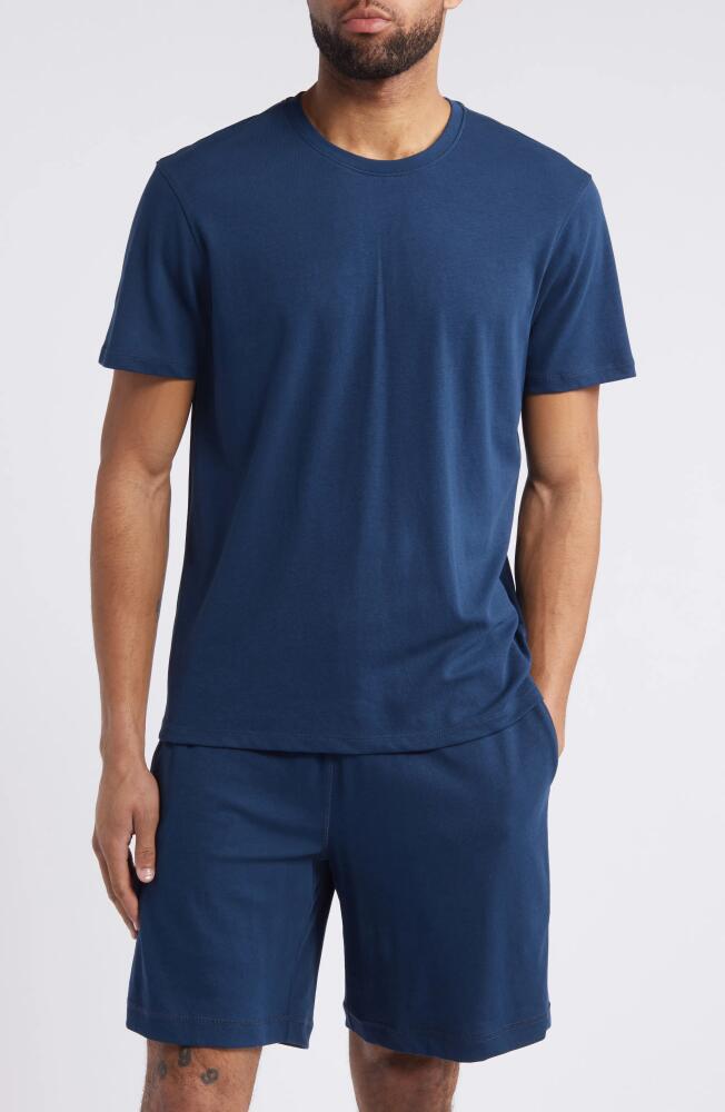 Daniel Buchler Crewneck Pajama T-Shirt in Dust Blue Cover