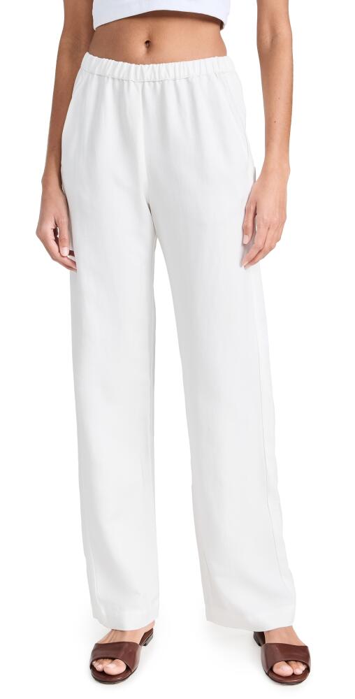 Enza Costa Twill Everywhere Pants Off White Cover