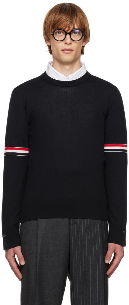 Thom Browne Navy Armband Sweater Cover