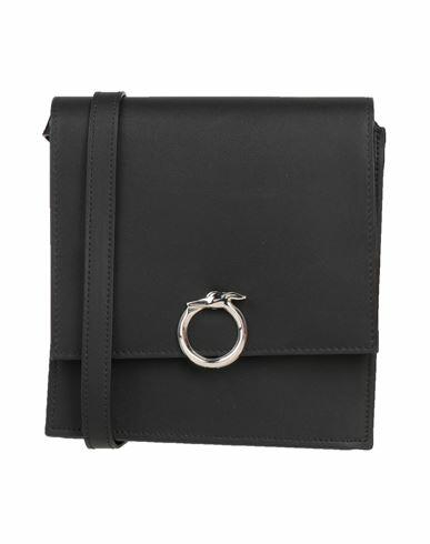 Trussardi Woman Cross-body bag Black Leather Cover