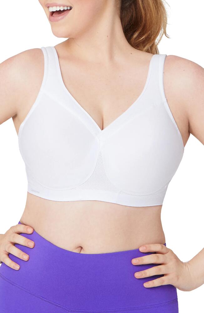 Glamorise MagicLift Seamless Sports Bra in White Cover