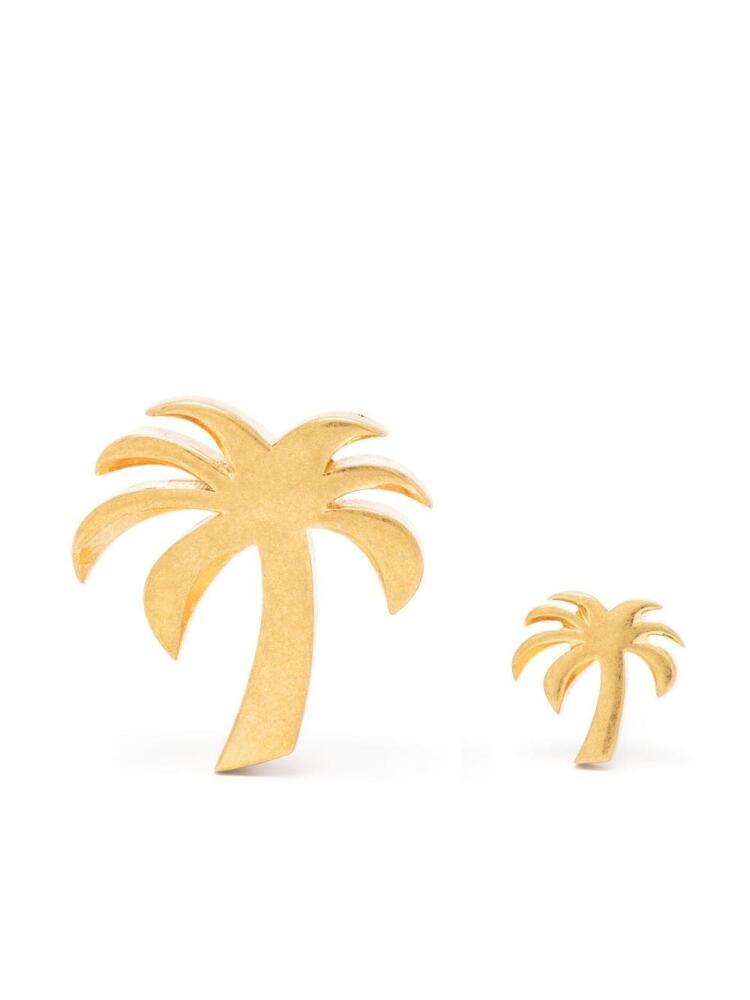 Palm Angels palm tree earrings - Gold Cover