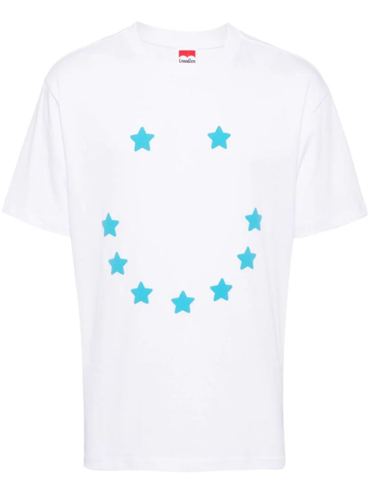 Ground Zero star-print cotton T-shirt - White Cover