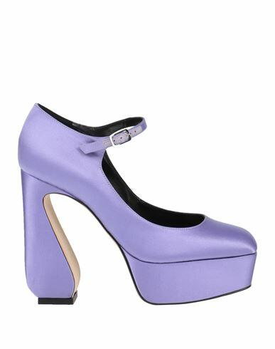 Si Rossi By Sergio Rossi Woman Pumps Mauve Textile fibers Cover