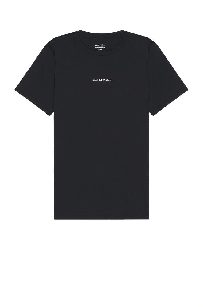 District Vision Aloe T-shirt in Black Cover