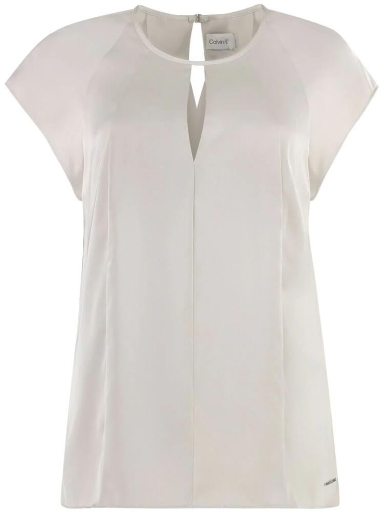 Calvin Klein cady blouse - Neutrals Cover