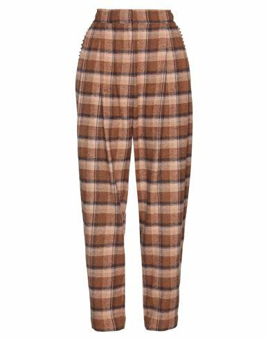 Emma & Gaia Woman Pants Brown Cotton Cover