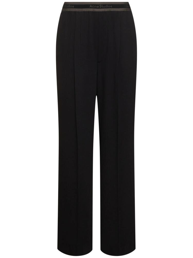 ACNE STUDIOS Parika Fluid Wool Blend Suiting Pants Cover