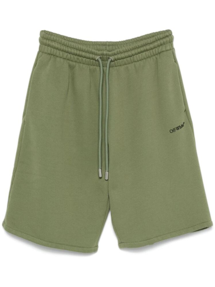 Off-White Arrows-motif shorts - Green Cover