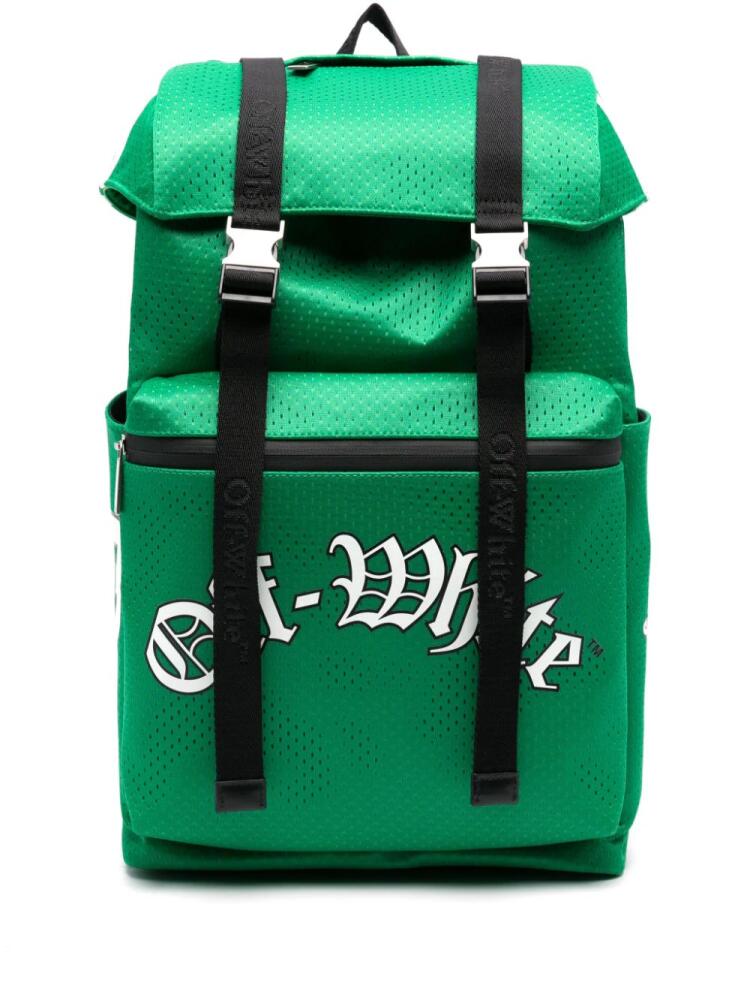 Off-White Outdoor Hike mesh backpack - Green Cover