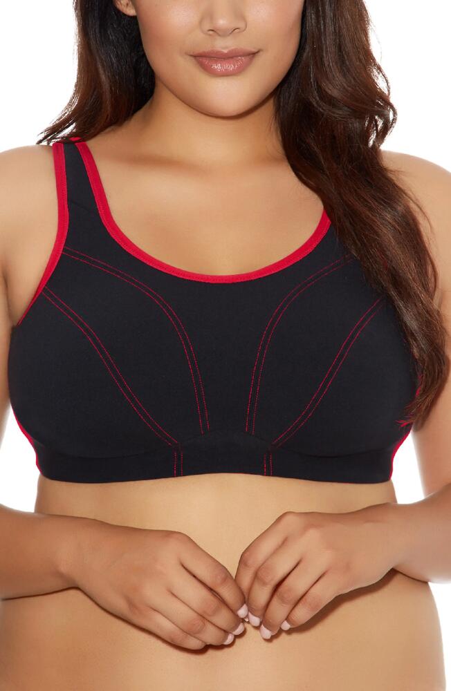 Goddess Soft Cup Full Figure Sports Bra in Black Cover