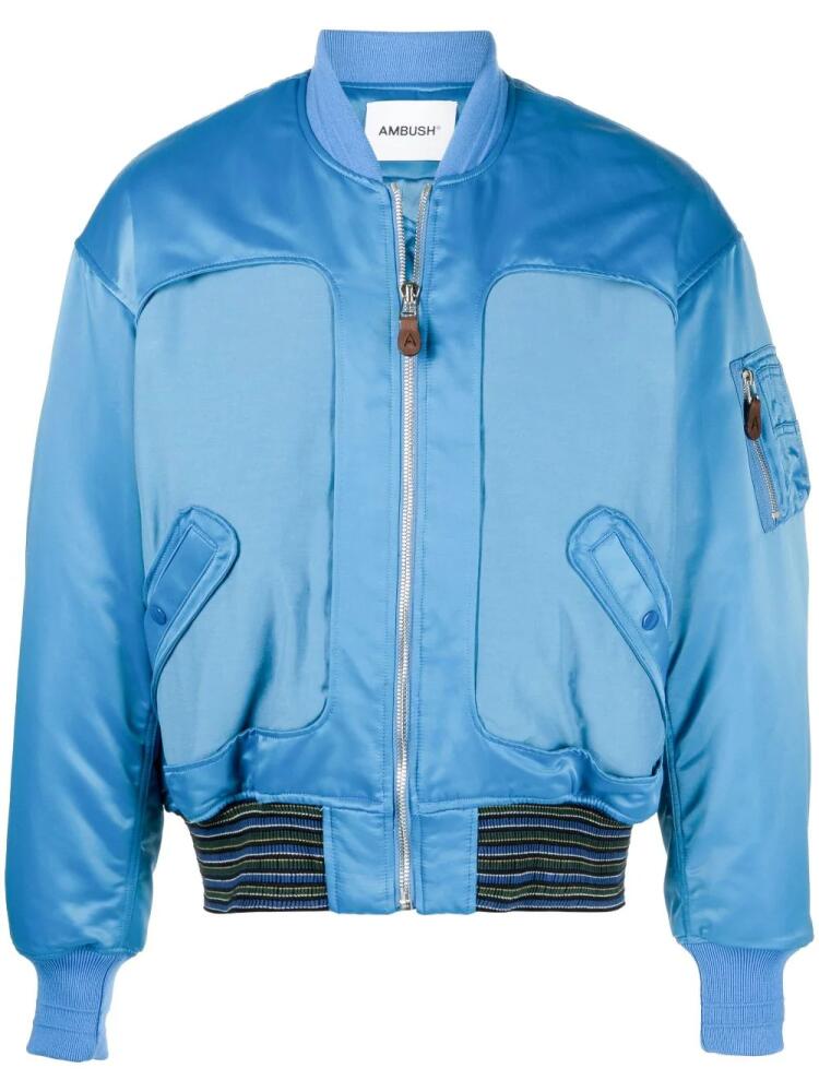 AMBUSH MA-1 long-sleeve bomber jacket - Blue Cover