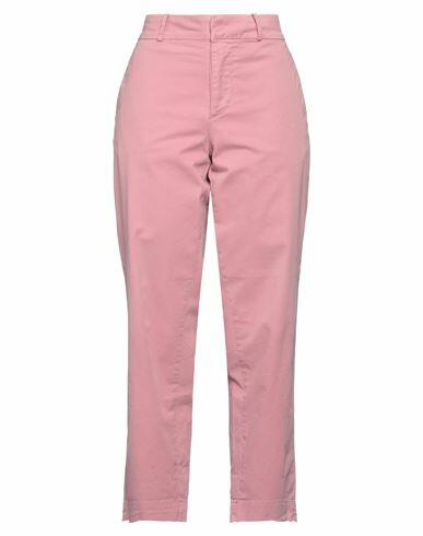 Haikure Woman Pants Pastel pink Cotton, Elastane Cover