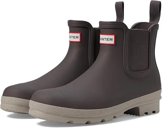 Hunter Original Chelsea Boot (Grey) Men's Boots Cover