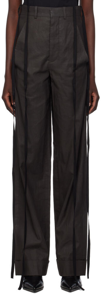 Ann Demeulemeester Brown Anneke Trousers Cover