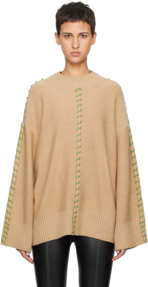 SIMONMILLER Beige Leith Sweater Cover