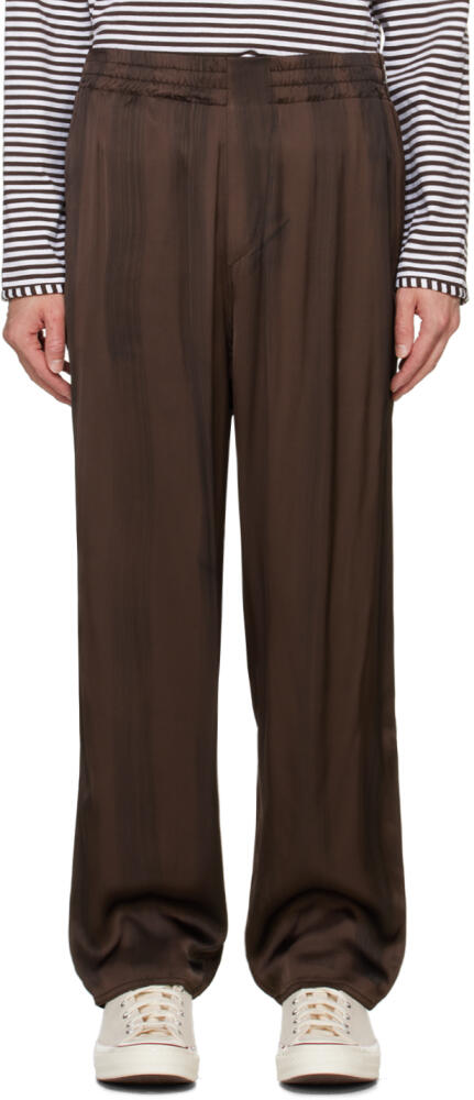 SUNNEI Brown Elastic Pants Cover