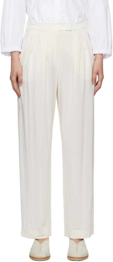 Max Mara Leisure Off-White Giochi Trousers Cover