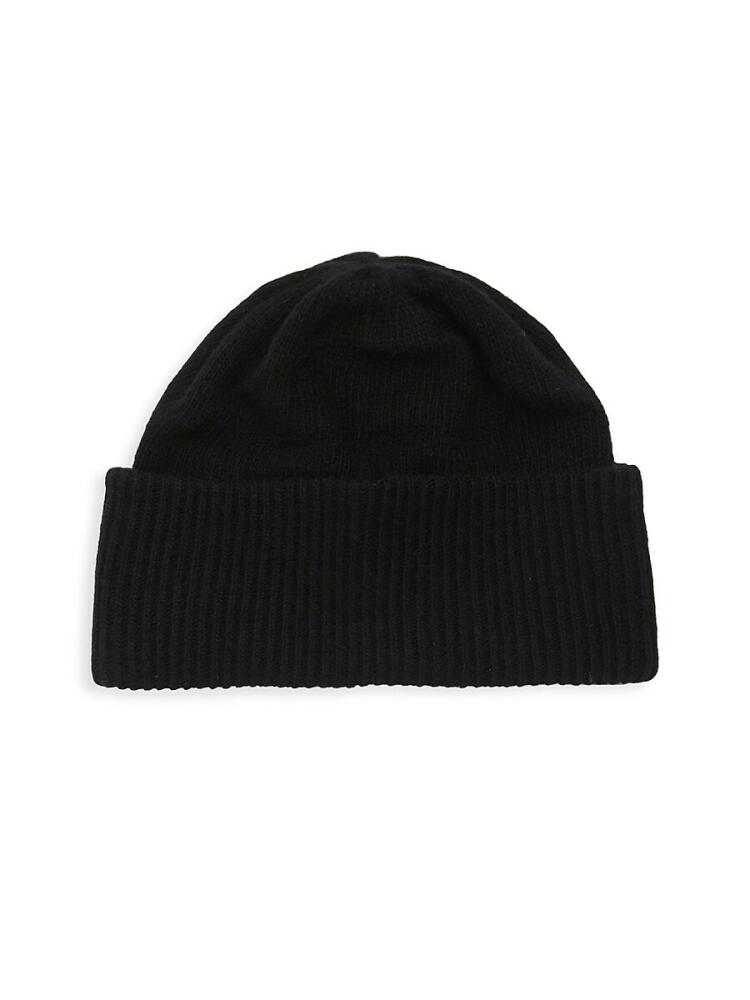 Portolano Men's Cashmere Beanie - Black Cover