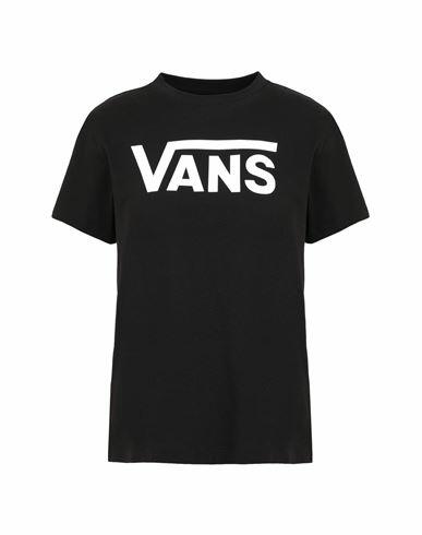 Vans Wm Flying V Crew Tee Woman T-shirt Black Cotton Cover