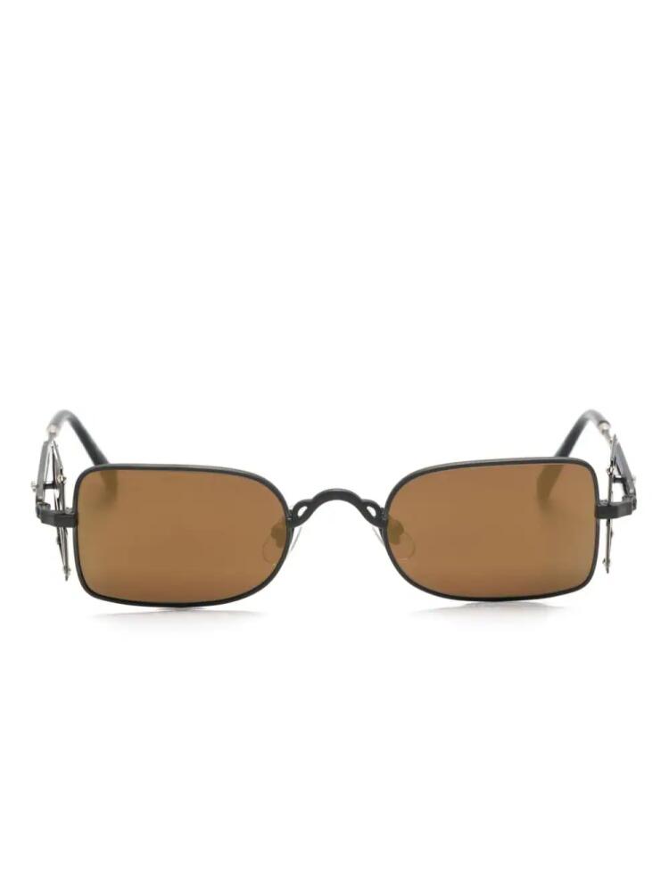 Matsuda rectangle-frame sunglasses - Black Cover