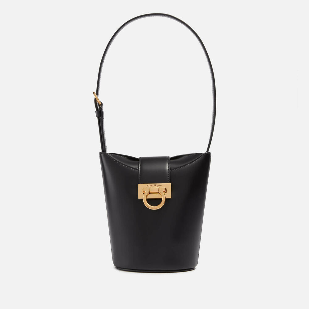 Salvatore Ferragamo Trifolio Leather Bucket Bag Cover