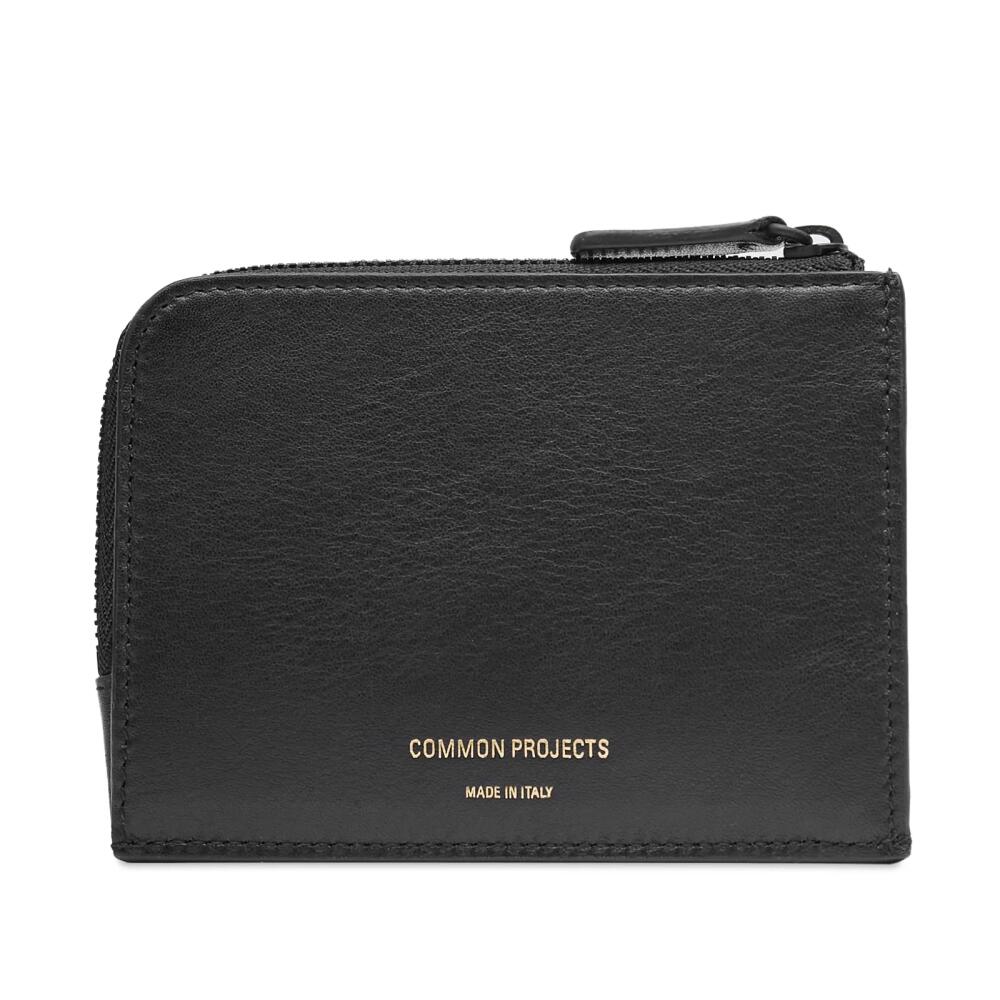 Common Projects Men's Zipper Wallet in Black Cover