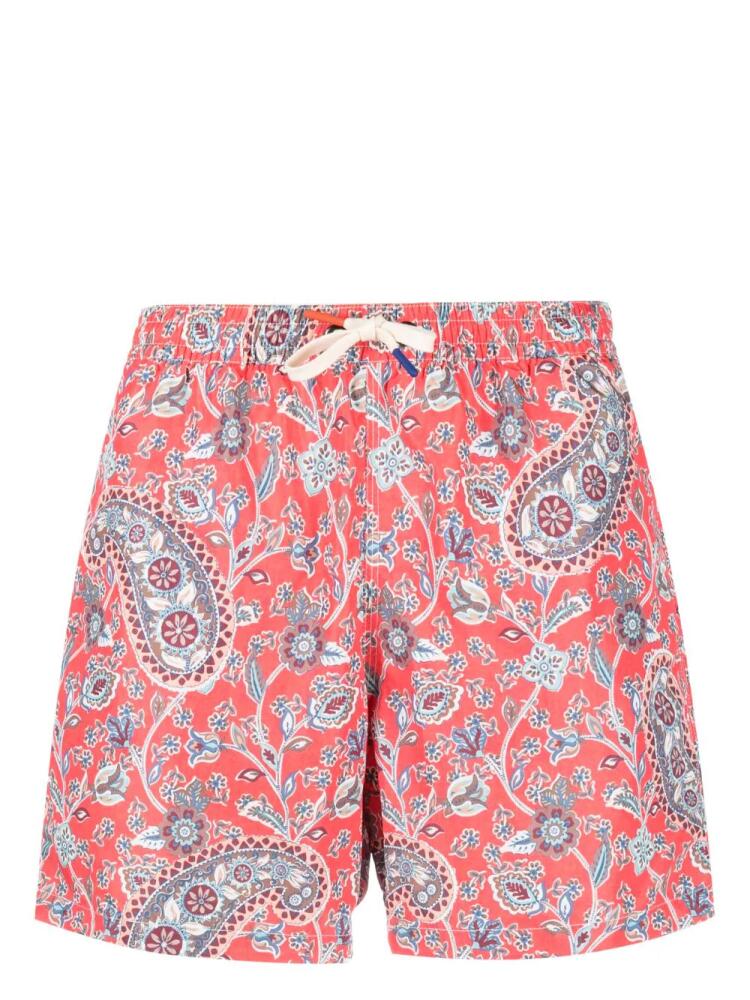 Altea paisley-print swim shorts - Orange Cover