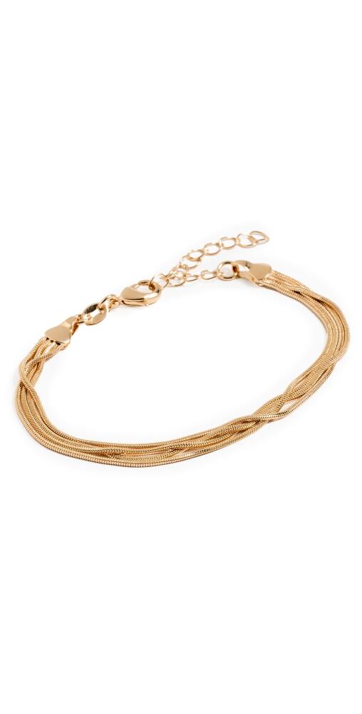 Alexa Leigh Layered Snake Bracelet Gold Cover