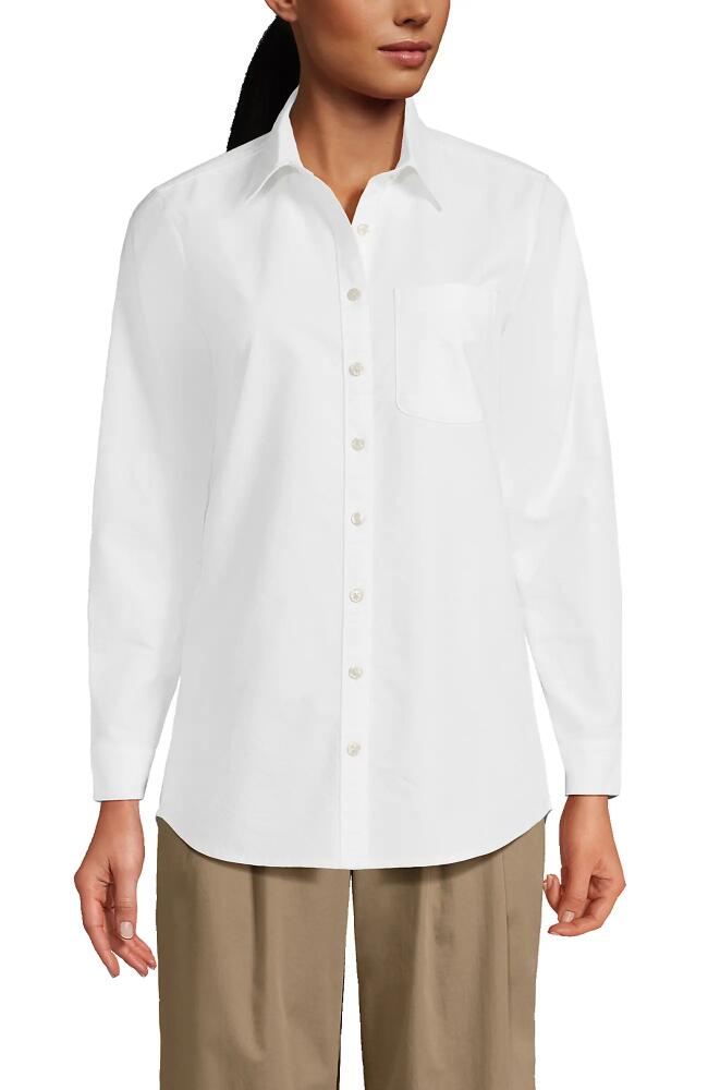 Lands' End Oxford Shirt in White Cover