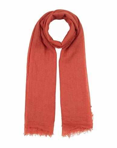 Rick Owens Man Scarf Orange Cashmere, Silk Cover