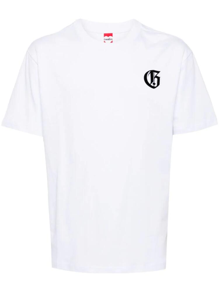 Ground Zero logo-print cotton T-shirt - White Cover