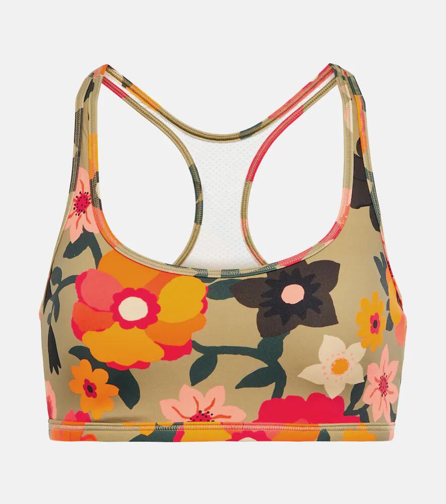 Tory Sport Printed racerback sports bra Cover