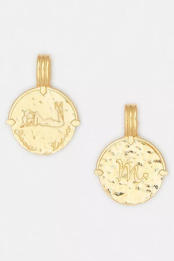 Deux Lions Jewelry Gold Zodiac Necklace Cover